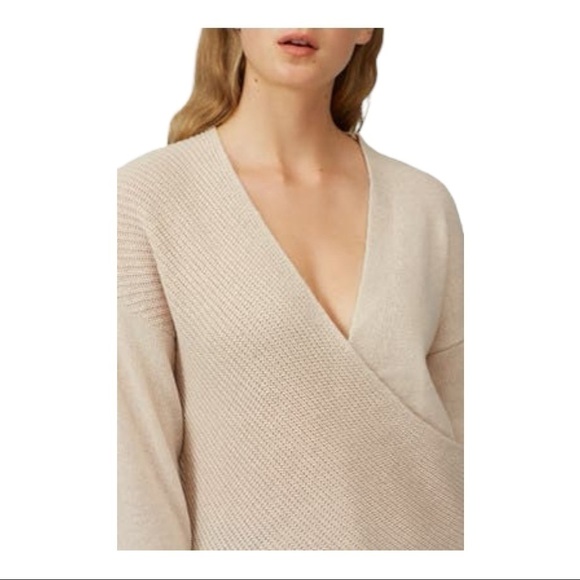 CHARLI Lanie tan sweater pullover V neck XS-small - Picture 2 of 15